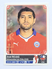 2015 COPA AMERICA CHILE Panini Sticker #030 JOSE ROJAS Chile