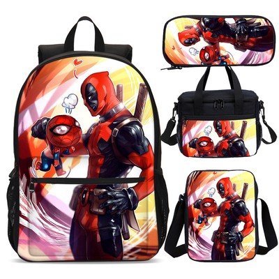 deadpool backpack and lunchbox