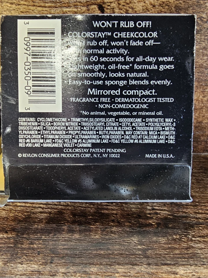 4 Revlon Colorstay Cheekcolor Oil Free Full Size - Color Stay Blush - Wine - Image 3 of 4