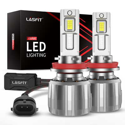 Lasfit LED Headlight Bulb High Low Beam Fog H11 H9 H13 9005 9006 9012 H7 H4 9007