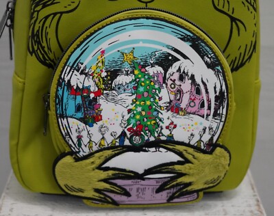 Loungefly How The Grinch Stole Christmas Snow Globe Glow In  display picture 3