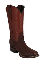 Ladies Genuine Leather Square Toe Shedron Boots - Handcrafted Quality Boots