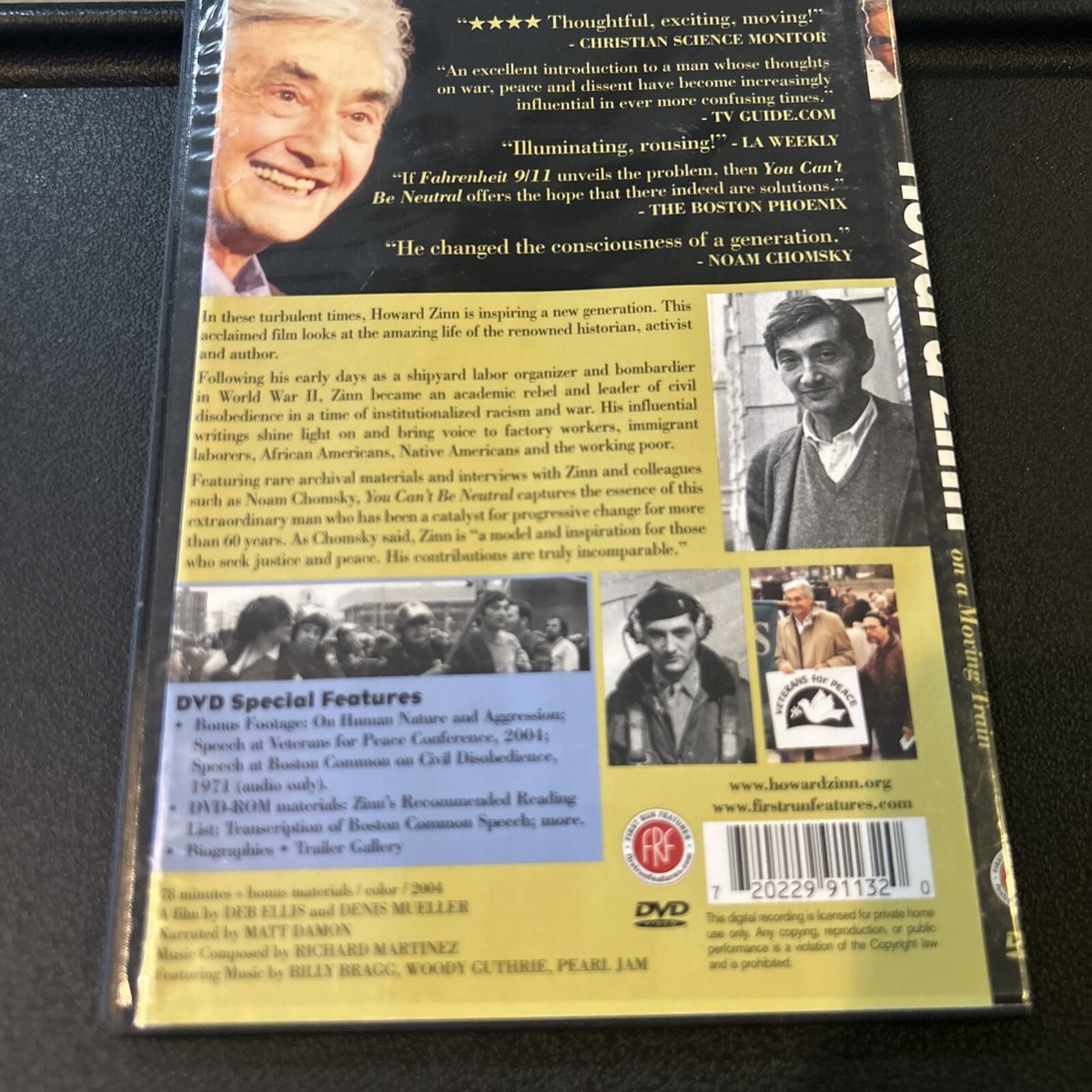 【中古】 You Can’t Be Neutral on a Moving Train: Special  / First Run Features Howard Zinn You Can't Be Neutral on a Moving Train DVD