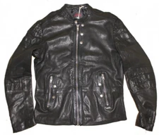 DIESEL L-AYME LEATHER JACKET SLIM FIT SIZE L 100% AUTHENTIC