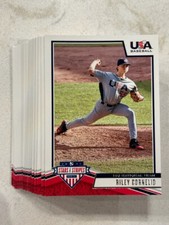  Lot (50) RILEY CORNELIO Nationals 2019 Panini Stars & Stripes USA Baseball card