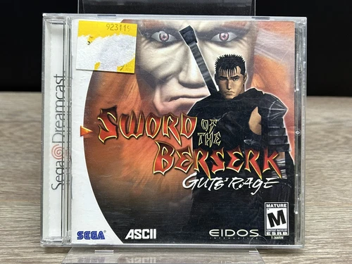 Sword of the Berserk: Guts' Rage Sega Dreamcast 2000 CIB Complete