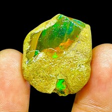 40.45 Cts Natural Ethiopian Raw Opal Rough 28x24mm Huge Untreated Loose Gemstone