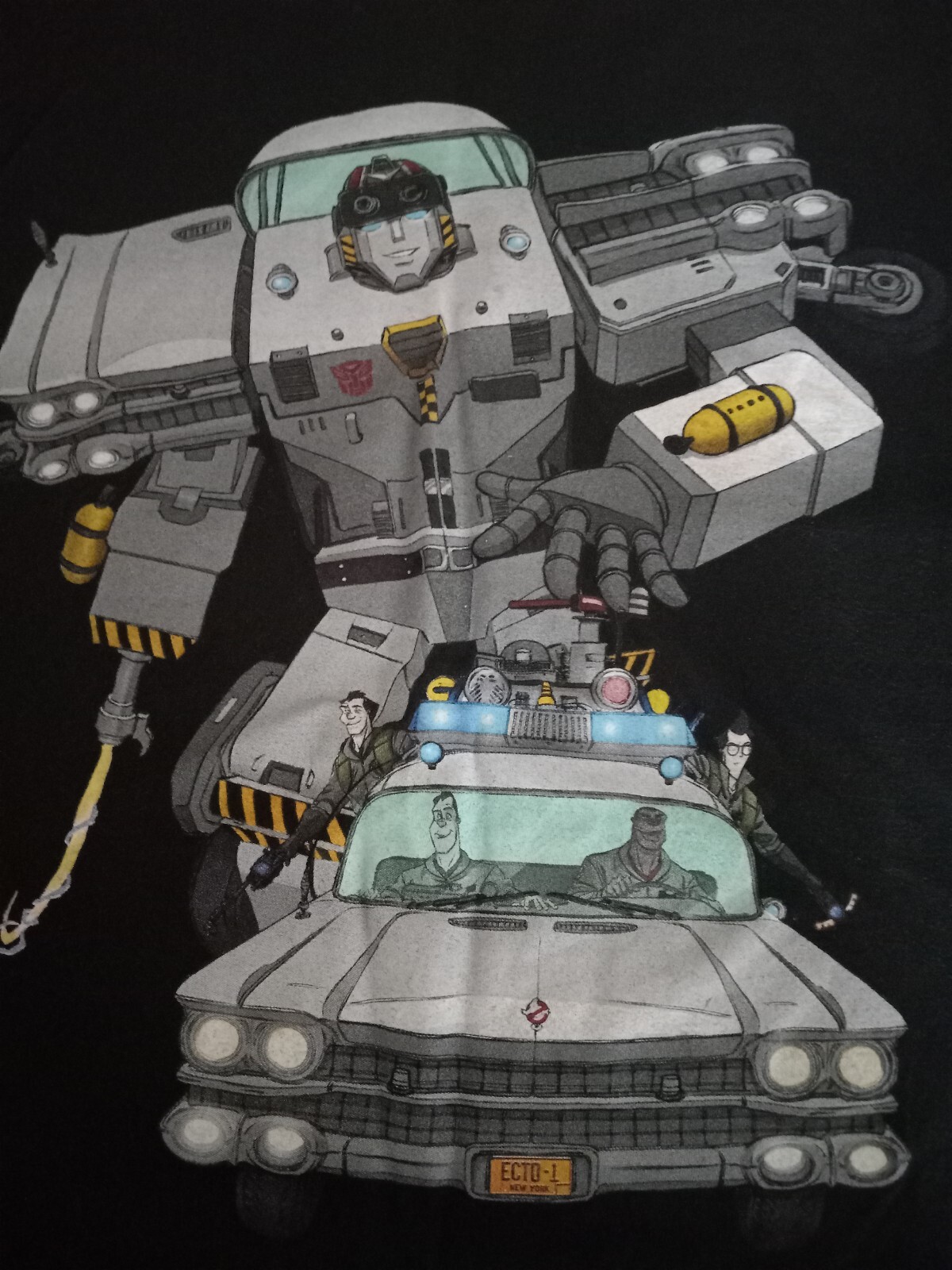 Transformers and Ghostbusters Shirt Large - image 2