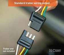Trailer Hitch Towing Lights Wiring Harness Cu...