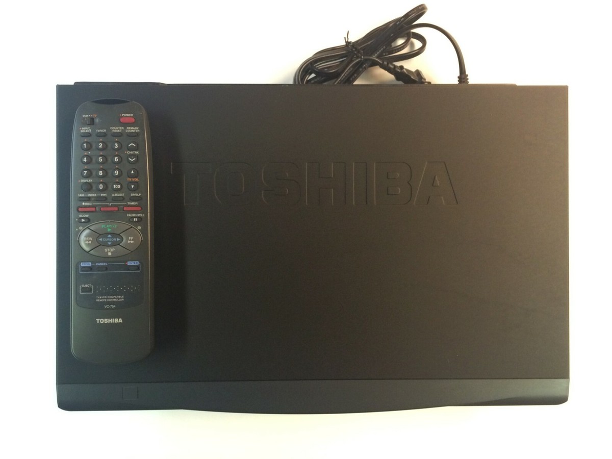 Toshiba M754 VCR 6 Head Pro Drum V3 with Remote VC-754 | eBay