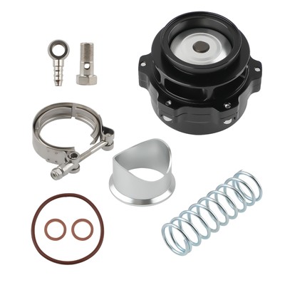 Universal 50mm Turbo Blow Off Valve Aluminum Hard-Anodized 6PSI+18PSI Springs