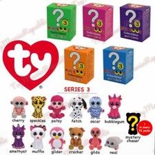 Lot of 5 - Random Boxes TY Beanie Boos Mini Boos Series 3 Collectible 2" Figure