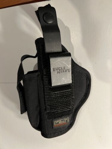 Uncle Mike's Size 15 Ambidextrous Sidekick Holster w/Mag Pouch Ruger P85 P95 P90