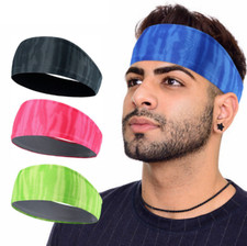 Sports Moisture Wicking Headband Sweatbands Running Yoga Headband for Men Women