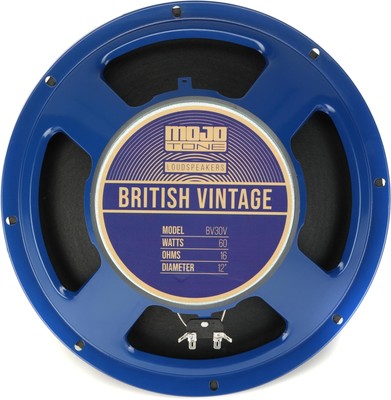Mojotone BV-30V 12-inch 60-watt 16-ohm Guitar Speaker (2-pack) Bundle