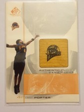 2001 SP Game Floor Chris Porter Golden State Warriors Game Floor Card