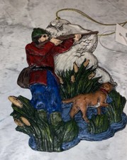 5  Holiday Duck Hunter Themed Christmas Ornament- Can Be Personalized NWT    