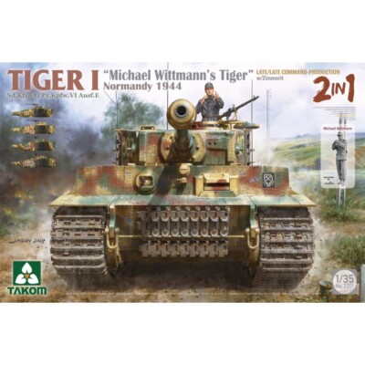 Takom #2201 1/35 TIGER I Sd.Kfz.181 Pz.Kpfw.VI Ausf.E Michael Wittmann's Tiger