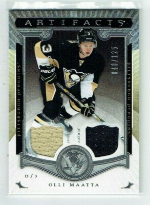 15-16 UD Upper Deck Artifacts  Olli Maatta  /125  Dual Jerseys
