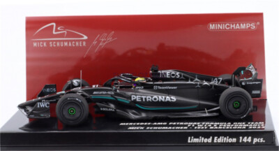 1:43 for MINICHAMPS 2023 test Barcelona for Mercedes for AMG W14