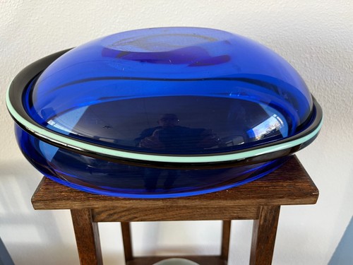 Grand bol en verre Seguso Vetri d'Arte Murano Sommerso années 60 - Photo 5 sur 9