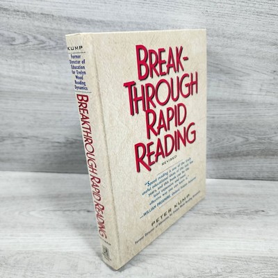 1999 Break Through Rapid Reading Peter Kump Book Fair Condition 14i0i#1023