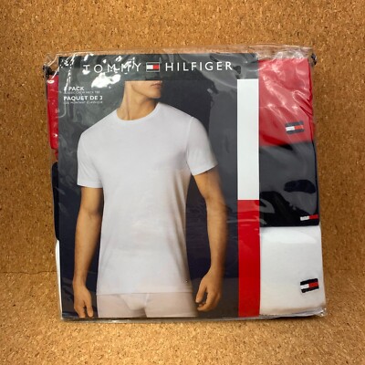 tommy hilfiger 3 pack classic crew neck tee
