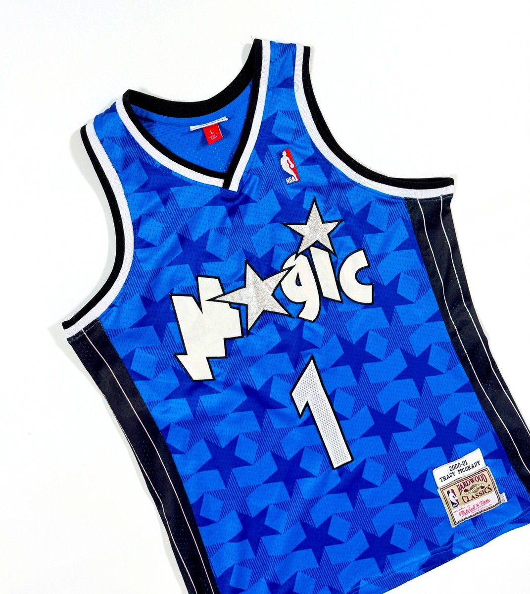 Mitchell & Ness Magic Tracy McGrady Mサイズ ORLANDO MAGIC #1 TRACY MCGRADY 2000 JERSEY SHIRT NBA