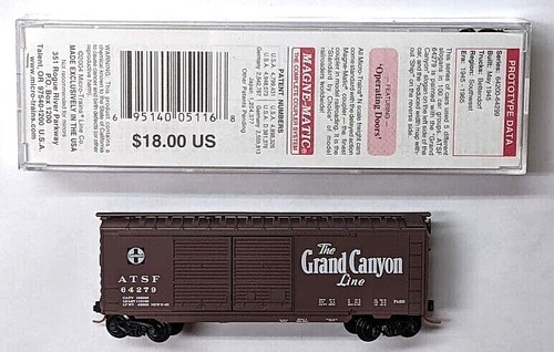 MTL Micro-Trains 23290 Santa Fe ATSF 64279 "Grand Cañón" FE26 40 pies vagón de carga | Zustand: New