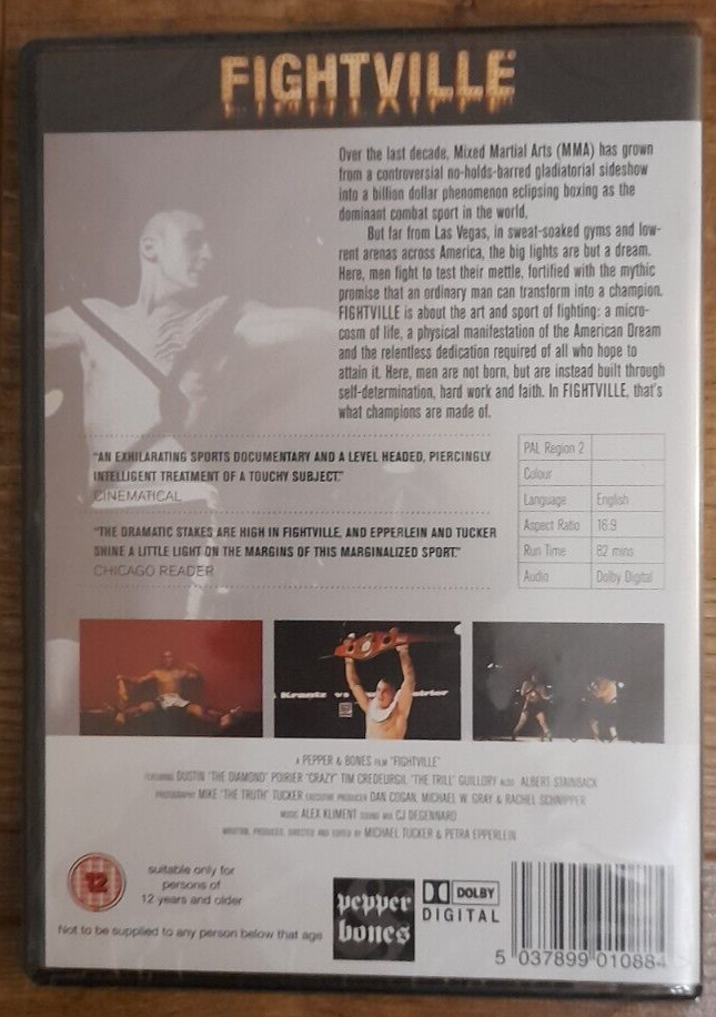 Fightville (DVD, 2011) MMA Documentary with Dustin Poirier and Tim