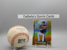 2022 Bowman SHALIN POLANCO Pittsburgh Pirates BCP-145 Gold Chrome Refractor #/50