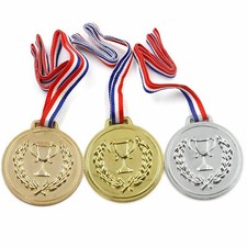 3 Stück Gold Silber Bronze Sporttag Olympisc...
