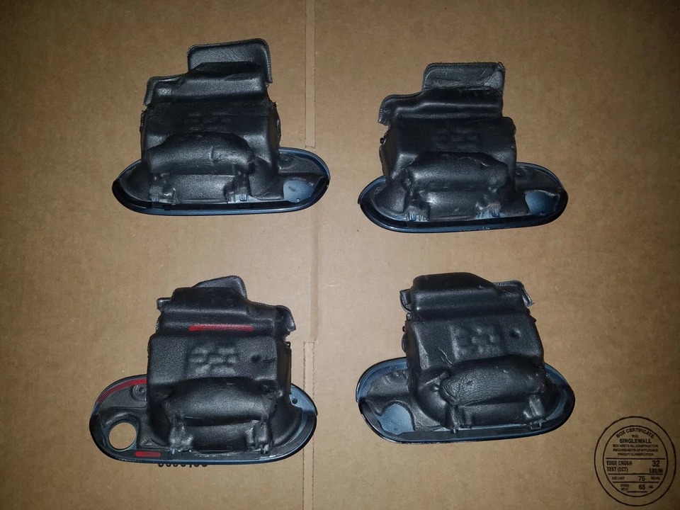 1995 TO 2001 BMW E38 740iL 740i 750i DRIVER PASSENGER BLUE EXTERIOR DOOR HANDLE - Image 2 of 4