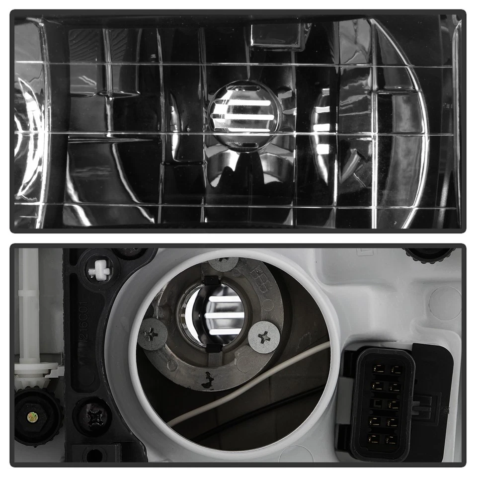 Faros de repuesto izquierda+derecha Regal LS/GS Buick Century 97-04 1997-2005 negros Foto 3 de 4