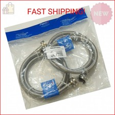 Supco  " X 4' Stainless Steel Inlet Hose for Washers, Package of 2, 3804FFSS2