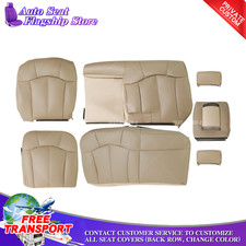 1999 - 2002 Fits Chevy Silverado Tahoe Suburban Second Row 6040 Seat Cover Tan 1999 - 2002 Fits Chevy Silverado Tahoe Suburban Second Row 6040 Seat Cover Tan