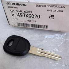 1995-1997 Subaru SVX & 1993 Impreza Steel Master Key Blank Lock OEM 57497KG020