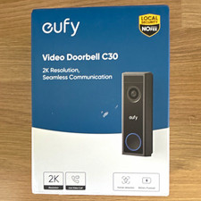 Eufy Video Doorbell C30 2K Wi-Fi Wireless Battery, Human Detect, Alexa/GA