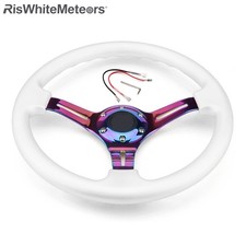Universal Abs Racing Sport Steering Wheel Drifting Deep Dish 6 Bolt 14 350mm Us