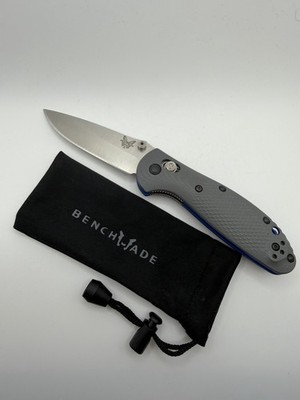 Benchmade Griptilian Mel Pardue Gray Drop Point 20CV Steel Pocket Knife 551-1