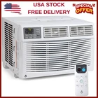 8000 BTU Window Air Conditioner Cooling 3 Fan Speed AC Unit Window-Mounted