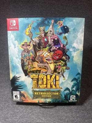 Nintendo Switch Toki Retrollector Edition New Sealed Gamestop Esxclusive 15