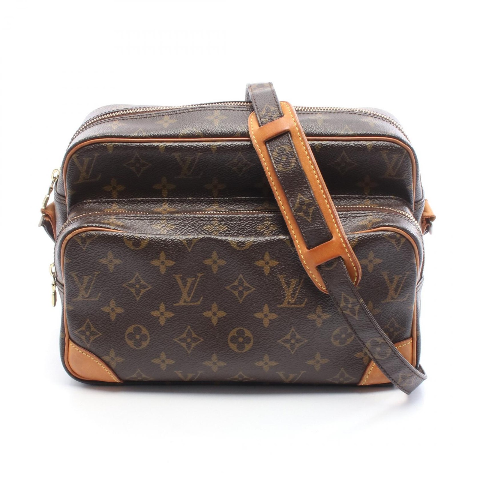 LOUIS VUITTON Nile Shoulder Crossbody Bag M45244 Monogram canvas leather Used LV