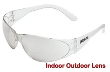 MCR Crews Checklite Safety Glasses with Indoor Outdoor Lens