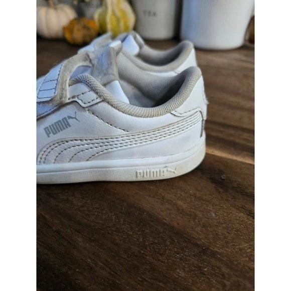 Puma Kids White Sneakers Toddler Size 6C - Image 4 of 4