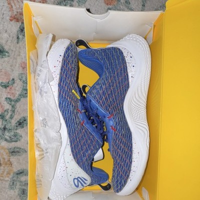 Under Armour Curry 10 Dub Nation Blue/Yellow 3026949-400 Men's Basketball Shoes