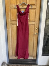 Azazie Rylina Burgundy Formal Bridesmaid Dress Women’s Size A0 US 0 NWT
