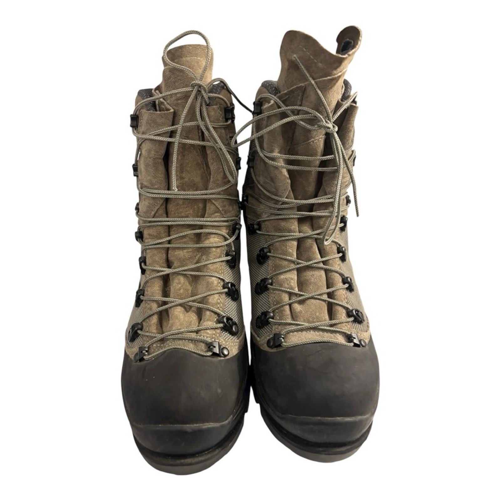 Bates Tora Bora Alpine Heavyduty Outdoor Tan & Black Lace-Up Vibram Boots Sz 11