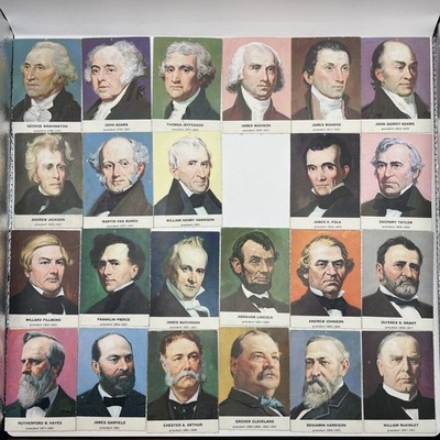 1960 Golden Press American Presidents Set - 31/ 33, pinholes