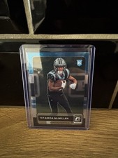 Tetairoa McMillan RC - Carolina Panthers - 2025 Panini Optic Blue/black/silver